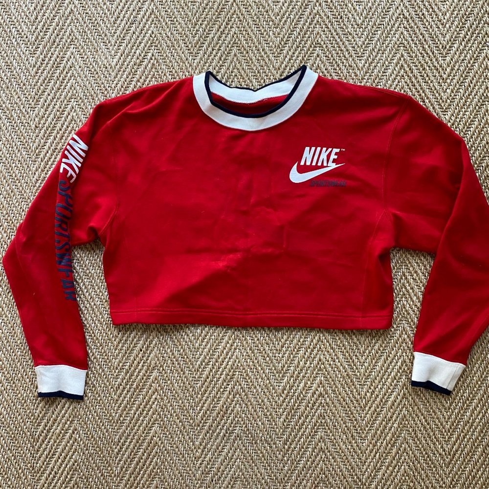 Nike Cropped Reversible Sweatshirt